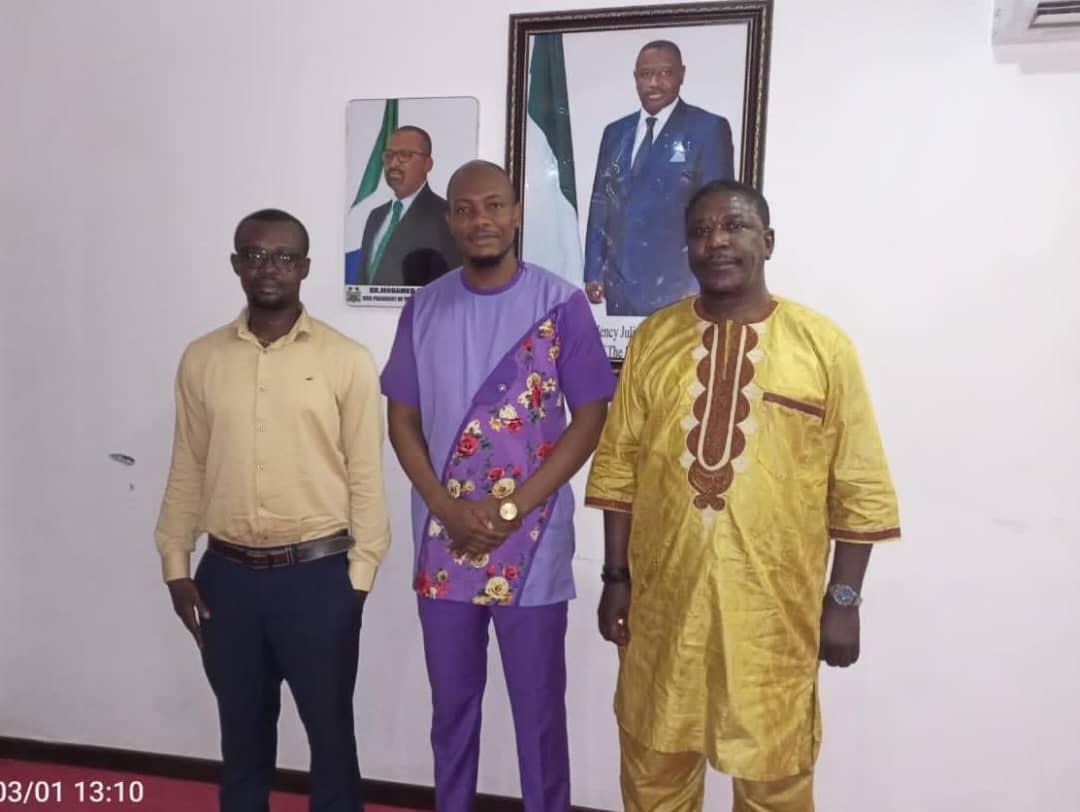 OMBUDSMAN PAYS COURTESY CALL ON THE GENERAL MANAGER OF THE SIERRA LEONE HOUSING CORPORATIO